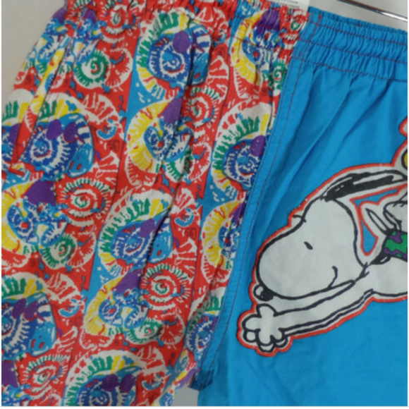 Vintage Snoopy Boys Swim Trunks - Size 7 - Picture 5 of 8